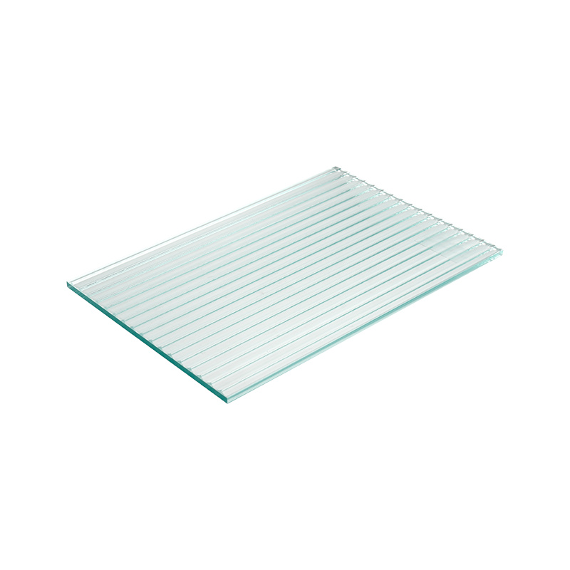 Smalt vasset/bølgemønster 4-10mm dusjrom/dekorativt glass rillet glass